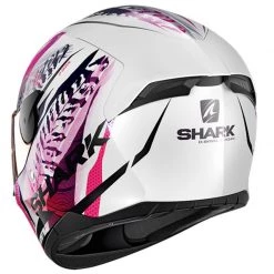 Shark D-Skwal 2 Shigan Motorcycle Helmet (White/Black/Violet) -Deals Helmets Full Face Store 26961 2