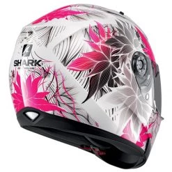 Shark Ridill 1.2 Nelum Motorcycle Helmet (White/Black/Violet) -Deals Helmets Full Face Store 26974 4