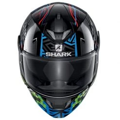 Shark Skwal 2 Noxxys (White LED) Helmet (Black/Blue/Green) -Deals Helmets Full Face Store 26975 2
