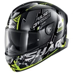 Shark Skwal 2 Noxxys (White LED) Helmet (Black/Yellow/Silver)
