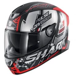 Shark Skwal 2 Noxxys (White LED) Helmet (Matte Black/Red/Silver)