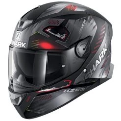 Shark Skwal 2 Venger (White LED) Helmet (Matt Black/Anthracite/Red)