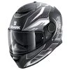 Shark Spartan 1.2 Antheon Helmet (Matte Black/White) -Deals Helmets Full Face Store 26986