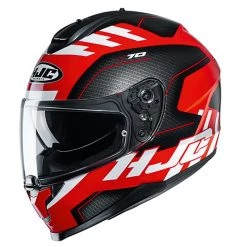 HJC C70 Koro Motorcycle Helmet (Red)