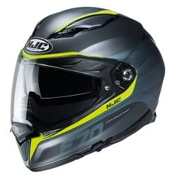 HJC F70 Feron Motorcycle Helmet (Fluo Yellow)