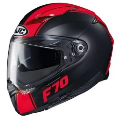 HJC F70 Mago Motorcycle Helmet (Red|Black)