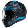 HJC I70 Eluma Motorcycle Helmet (Black|Blue) -Deals Helmets Full Face Store 27134