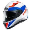 HJC I70 TAS Motorcycle Helmet (White|Blue) -Deals Helmets Full Face Store 27142