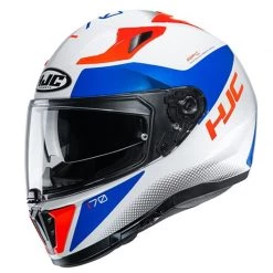 HJC I70 TAS Motorcycle Helmet (White|Blue)