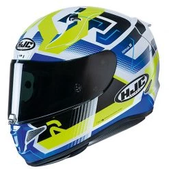 HJC RPHA 11 Nectus Motorcycle Helmet (Blue|Fluo Yellow)