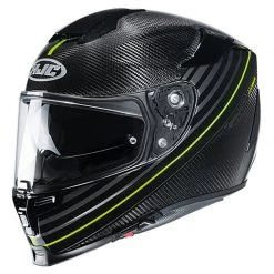 HJC RPHA 70 Artan Carbon Motorcycle Helmet (Black|Yellow)