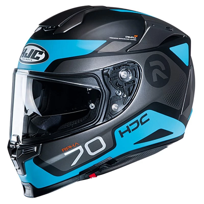 HJC RPHA 70 Shuky Motorcycle Helmet (Black|Grey|Blue) 3 HJC RPHA 70 Shuky Motorcycle Helmet (Black|Grey|Blue)