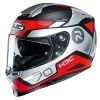 HJC RPHA 70 Shuky Motorcycle Helmet (Silver|Red) -Deals Helmets Full Face Store 27167