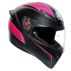 AGV K1 Warm Up Motorcycle Helmet (Black|Pink)