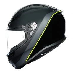 AGV K6 Minimal Motorcycle Helmet (Gunmetal|Black|Yellow) 13 AGV K6 Minimal Motorcycle Helmet (Gunmetal|Black|Yellow) -Deals Helmets Full Face Store 29205 4