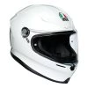 AGV K6 Motorcycle Helmet (White) -Deals Helmets Full Face Store 29206