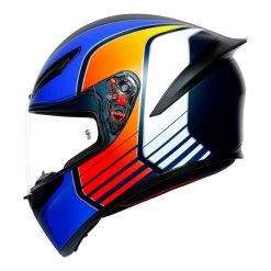 AGV K1 Power Motorcycle Helmet (Matt Blue|Orange|White) -Deals Helmets Full Face Store 29216 2
