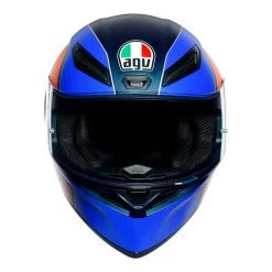 AGV K1 Power Motorcycle Helmet (Matt Blue|Orange|White) -Deals Helmets Full Face Store 29216 4