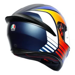 AGV K1 Power Motorcycle Helmet (Matt Blue|Orange|White) -Deals Helmets Full Face Store 29216 6