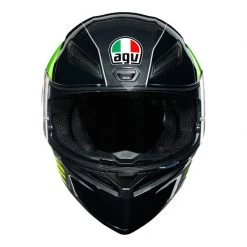 AGV K1 Power Motorcycle Helmet (Gunmetal|White|Green) 12 AGV K1 Power Motorcycle Helmet (Gunmetal|White|Green) -Deals Helmets Full Face Store 29217 3