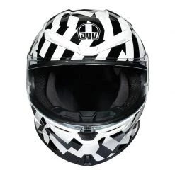AGV K6 Secret Motorcycle Helmet (Black|White) -Deals Helmets Full Face Store 29238 2