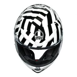 AGV K6 Secret Motorcycle Helmet (Black|White) -Deals Helmets Full Face Store 29238 3