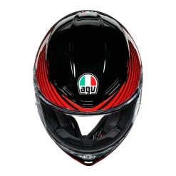 AGV K6 Rush Motorcycle Helmet (Black|Red) 11 AGV K6 Rush Motorcycle Helmet (Black|Red) -Deals Helmets Full Face Store 29239 2