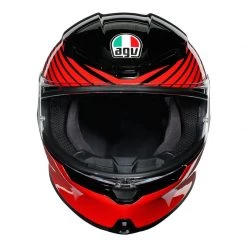 AGV K6 Rush Motorcycle Helmet (Black|Red) 12 AGV K6 Rush Motorcycle Helmet (Black|Red) -Deals Helmets Full Face Store 29239 3
