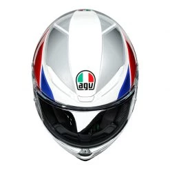 AGV K6 Hyphen White Motorcycle Helmet (White|Red|Blue) 11 AGV K6 Hyphen White Motorcycle Helmet (White|Red|Blue) -Deals Helmets Full Face Store 29240 2
