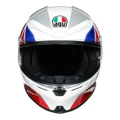 AGV K6 Hyphen White Motorcycle Helmet (White|Red|Blue) 12 AGV K6 Hyphen White Motorcycle Helmet (White|Red|Blue) -Deals Helmets Full Face Store 29240 3