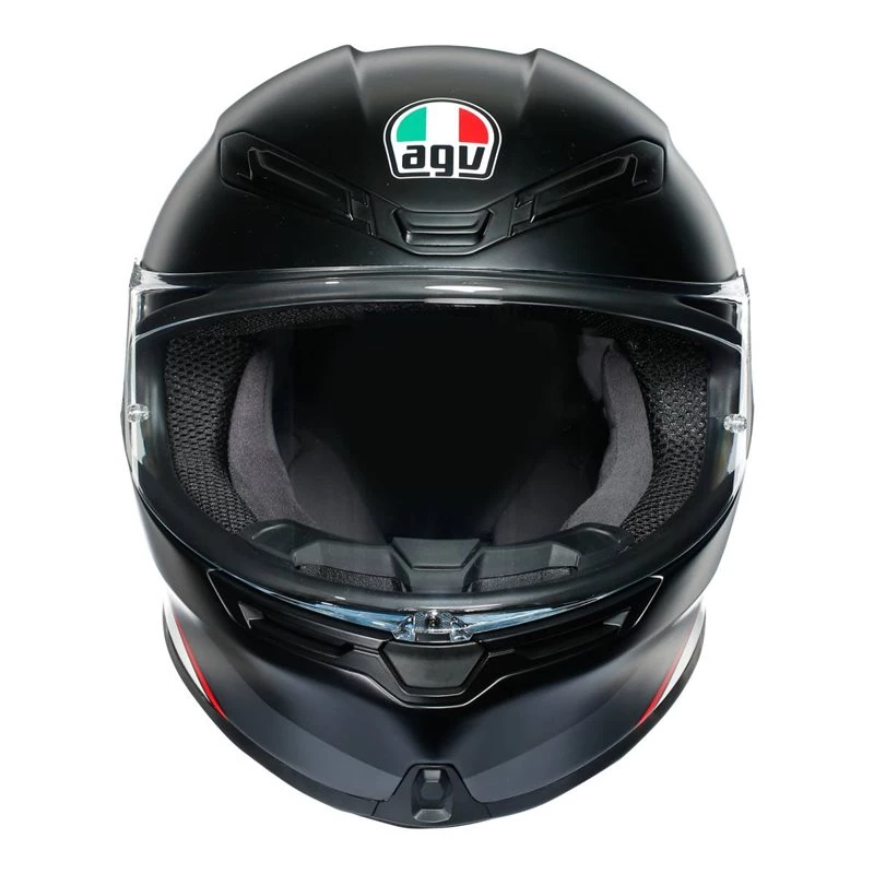 AGV K6 Minimal Motorcycle Helmet (Matt Black|White|Red) 5 AGV K6 Minimal Motorcycle Helmet (Matt Black|White|Red) - Image 3