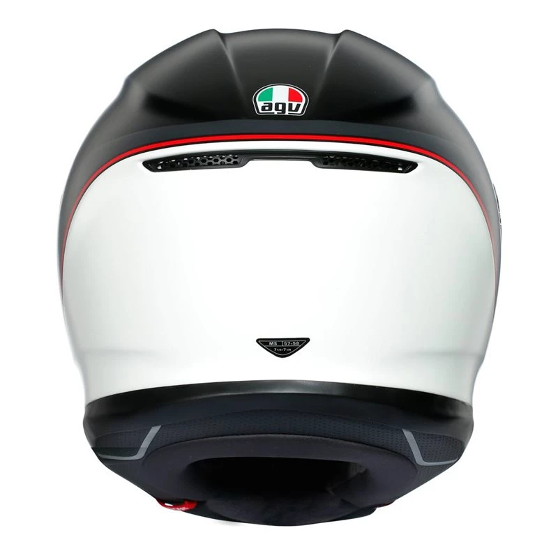 AGV K6 Minimal Motorcycle Helmet (Matt Black|White|Red) 7 AGV K6 Minimal Motorcycle Helmet (Matt Black|White|Red) - Image 5