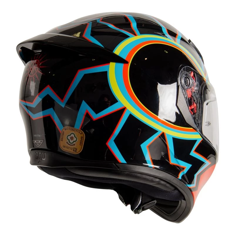 AGV K3 SV-S VR46 Motorcycle Helmet (Black|Red|Blue) 8 AGV K3 SV-S VR46 Motorcycle Helmet (Black|Red|Blue) - Image 6