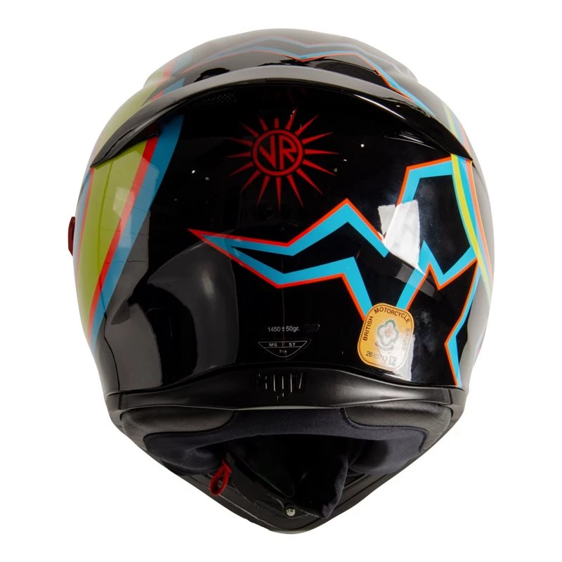 AGV K3 SV-S VR46 Motorcycle Helmet (Black|Red|Blue) 10 AGV K3 SV-S VR46 Motorcycle Helmet (Black|Red|Blue) - Image 8