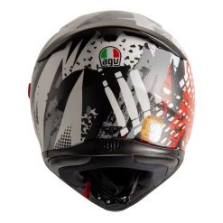 AGV K3 SV-S Pop Motorcycle Helmet (Grey|Red|White) -Deals Helmets Full Face Store 29251 3