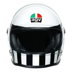 AGV Legends X3000 Invictus Helmet (Black|White) -Deals Helmets Full Face Store 29265 2