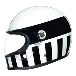 AGV Legends X3000 Invictus Helmet (Black|White) -Deals Helmets Full Face Store 29265 5