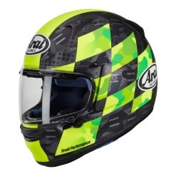 Arai Profile-V Patch Flour Yellow Motorcycle Helmet