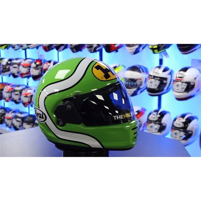 Arai Rapide HA Motorcycle Helmet (Green) 4 Arai Rapide HA Motorcycle Helmet (Green) - Image 2