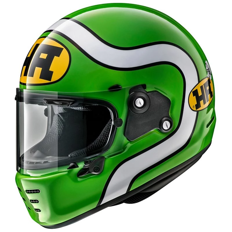 Arai Rapide HA Motorcycle Helmet (Green) 3 Arai Rapide HA Motorcycle Helmet (Green)