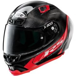 X-Lite X-803 Ultra Carbon RS Hot Lap Helmet (Carbon/Red)