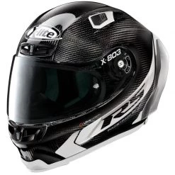 X-Lite X-803 Ultra Carbon RS Hot Lap Helmet (Carbon/White)