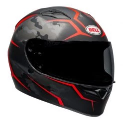 Bell Qualifier Stealth Camo Helmet (Matte Black/Red)