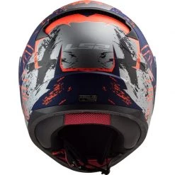 LS2 FF353 Rapid Naughty Helmet (Matt Blue| Flo Orange) -Deals Helmets Full Face Store 29583 1