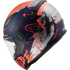 LS2 FF353 Rapid Naughty Helmet (Matt Blue| Flo Orange) -Deals Helmets Full Face Store 29583 2