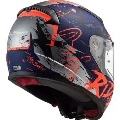 LS2 FF353 Rapid Naughty Helmet (Matt Blue| Flo Orange) -Deals Helmets Full Face Store 29583 3