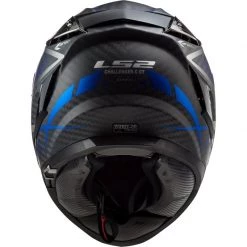 LS2 FF327 Challenger C Konic Carbon Helmet (Blue) -Deals Helmets Full Face Store 29686 2