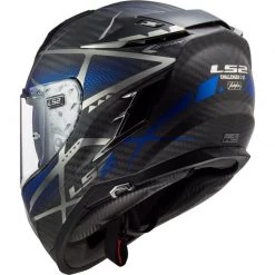 LS2 FF327 Challenger C Konic Carbon Helmet (Blue) -Deals Helmets Full Face Store 29686 5