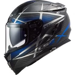 LS2 FF327 Challenger C Konic Carbon Helmet (Blue) -Deals Helmets Full Face Store 29686 7