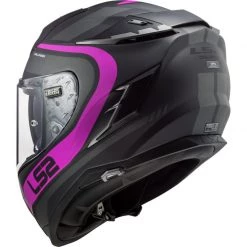LS2 FF327 Challenger Fusion Helmet (Matt Titanium/Pink) -Deals Helmets Full Face Store 29689 3